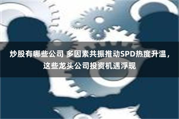 炒股有哪些公司 多因素共振推动SPD热度升温，这些龙头公司投资机遇浮现