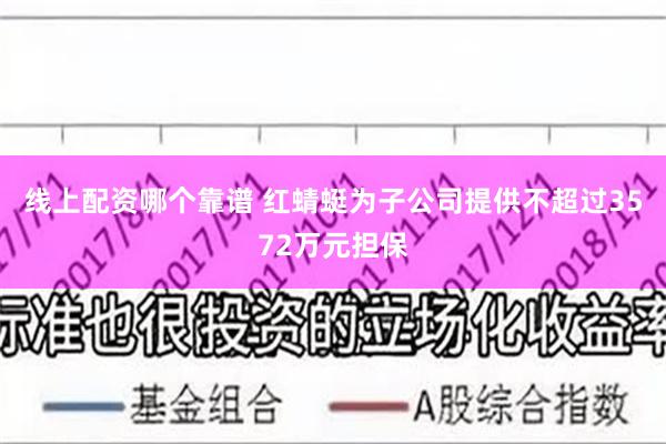 线上配资哪个靠谱 红蜻蜓为子公司提供不超过3572万元担保