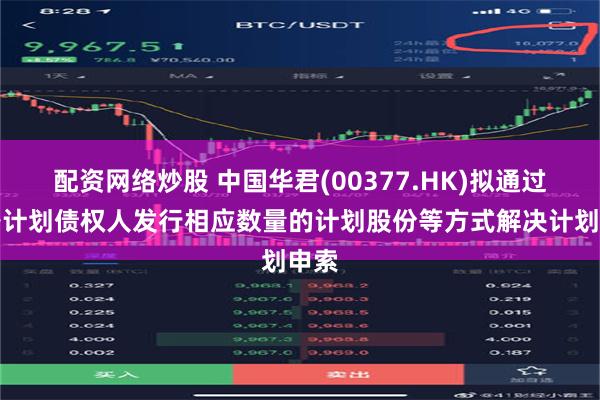 配资网络炒股 中国华君(00377.HK)拟通过向各计划债权人发行相应数量的计划股份等方式解决计划申索